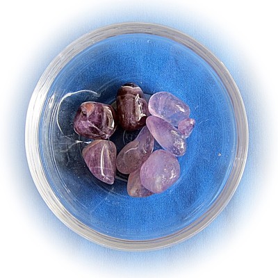 Amethyst tumbled stones assorted 100 g