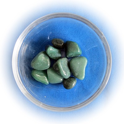 Aventurine verte Pierres de tambour assorties 100 g