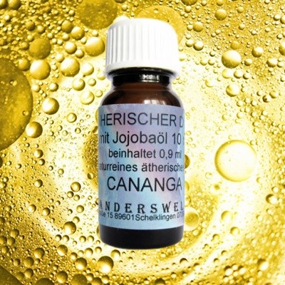 Fragancia esencial de Cananga con aceite de jojoba