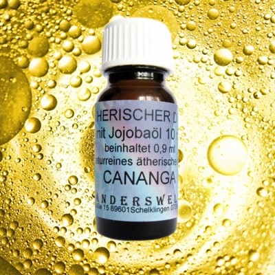 Parfum éthéré cananga avec huile de jojoba