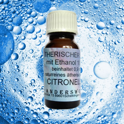 Parfum éthéré (Ätherischer Duft) éthanol avec citronelle
