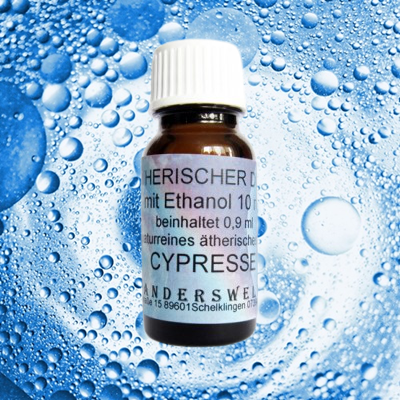 Fragranza etereo (Ätherischer Duft) etanolo con cipresso
