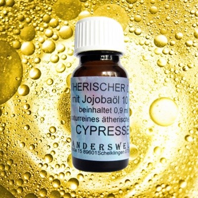 Fragancia esencial de ciprés con aceite de jojoba
