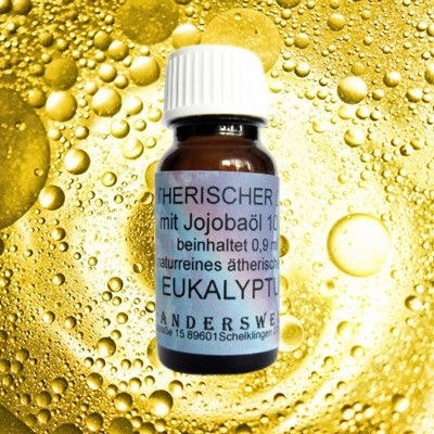 Parfum éthéré eukalyptus avec huile de jojoba