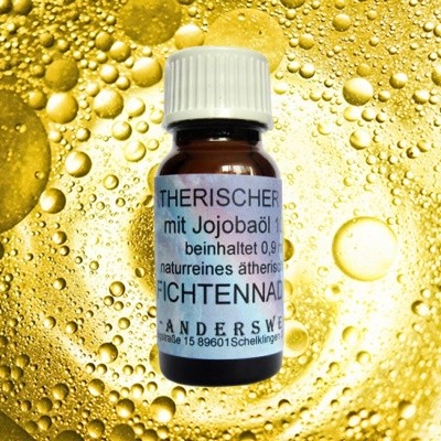 Ethereal fragrance (Ätherischer Duft) jojoba oil with spruce needles