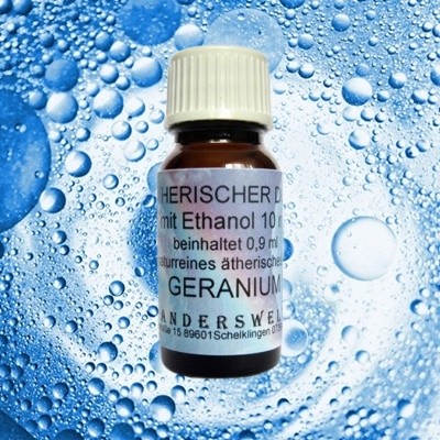 Fragancia esencial de geranio con etanol