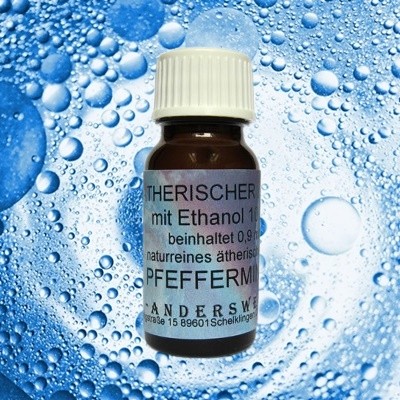 Ethereal fragrance (Ätherischer Duft) ethanol with peppermint