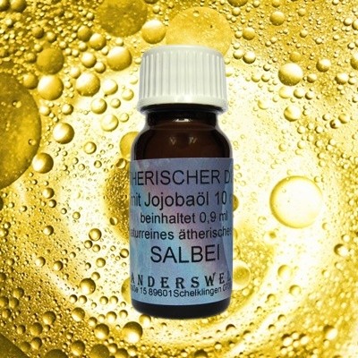 Ethereal fragrance (Ätherischer Duft) jojoba oil with sage