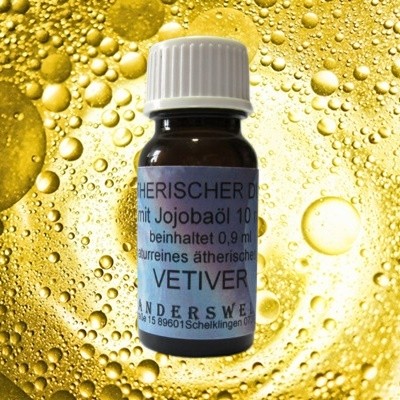 Parfum éthéré (Ätherischer Duft) huile de jojoba avec vétiver