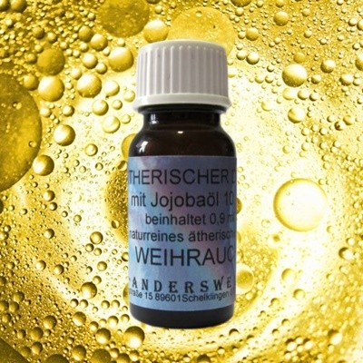 Ethereal fragrance (Ätherischer Duft) jojoba oil with frankincense