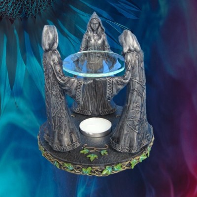 Aroma lamp, oil burner witch circle