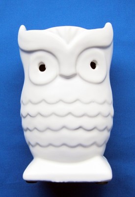 Duftlampe Eule weiß