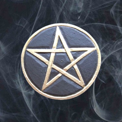 Incense Stick Holder with Pentacle
