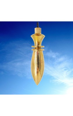 Pendolo Karnak in ottone placcato oro