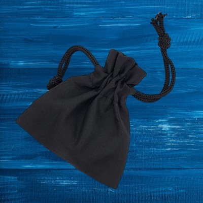 Petit sac en coton Noir