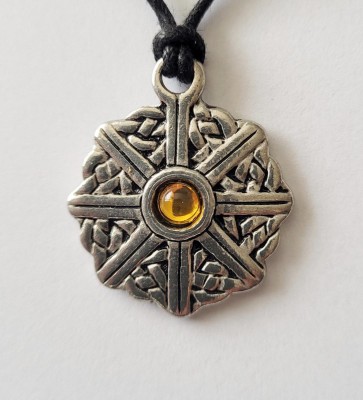 Zinn-Amulett Arthur's Schild