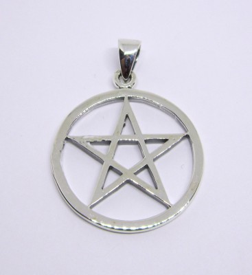 Silber-Anhänger Pentagramm