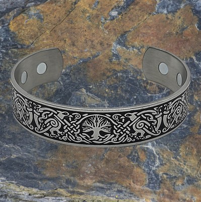 Bracelet en acier inoxydable Arbre de vie Celtic