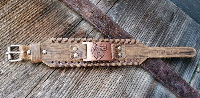 Lederarmband Fenriswolf
