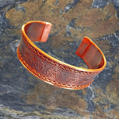 Bracelet Celtic Pentagram of copper