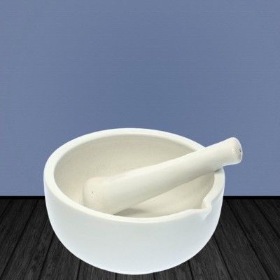 Porcelain mortar with pestle size XL