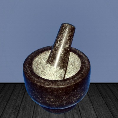 Granit Mörser mit Stößel