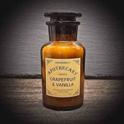 Anderswelt Apothecary Candle Grapefruit & Vanilla