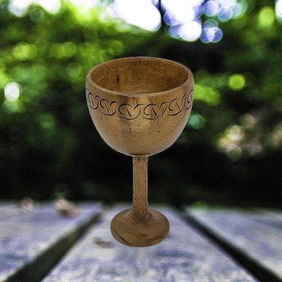 Wooden Chalice Celtic