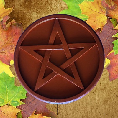 Altar Pentacle Pentagram brown