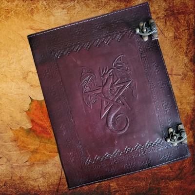 Book of Shadows / Witches' Book Pentagram Dragon, large