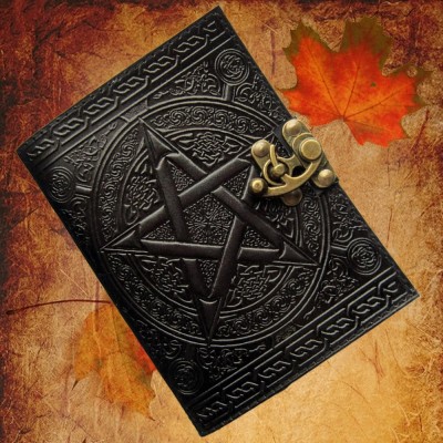 Book of Shadows / Witches' Book Pentagram black