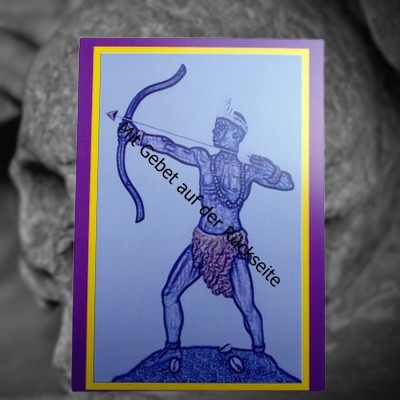 Voodoo Orisha Prayer Card Ochosi