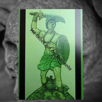 Voodoo Orisha Prayer Card Ogun