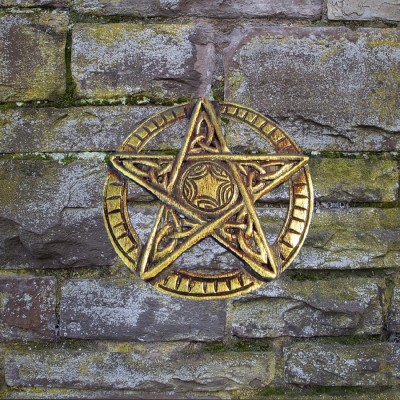 Pentagram, carved, small