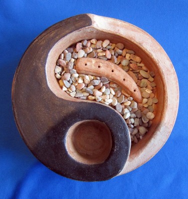 Räucherstäbchenhalter Yin-Yang