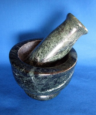 Marble Mortar green