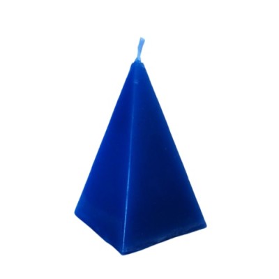 Pyramidenkerze blau Fast Luck(schnelles Glück)