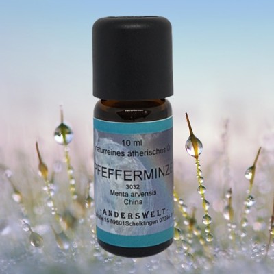 Essential Oil Peppermint (Mentha arvensis), vial with 10 ml