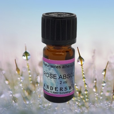 Essential Oil Rose Absolue  (Rosa damascena) Phial with 2 ml