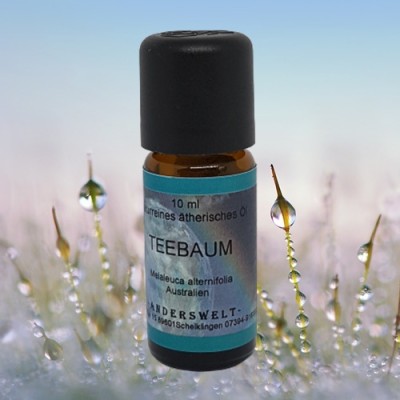 Olio essenziale Albero a tè (Melaleuca alternifolia), flacone con 10 ml