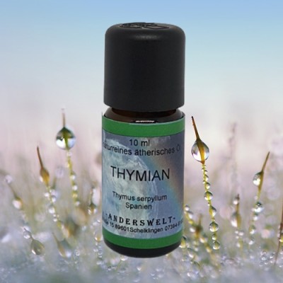 Essential Oil Thyme (Thymus serpyllum), vial with 10 ml