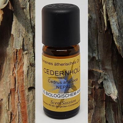 Essential Oil Cedarwood Bio (Cedrus atlantica) 10 ml