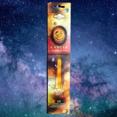 Zodiac Incense Sticks Cancer - French Vanilla