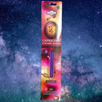 Zodiac Incense Sticks Capricorn - Mulberry