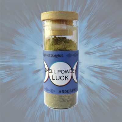 Magic of Brighid Spell Powder Luck Witch bottle with cork 10g