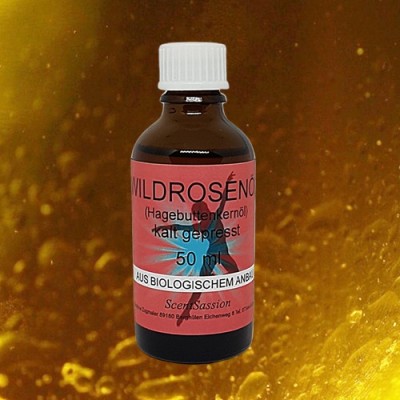 Wildrosenöl Bio (Rosa canina) Flasche mit 50 ml