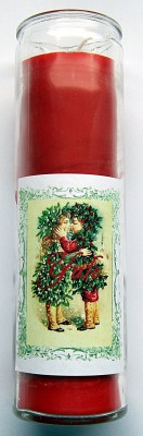 Julfest Jahreskreis Kerze im Glas