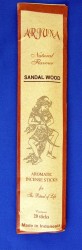 Arjuna Natural Flavor bâtonnets d'encens bois de santal