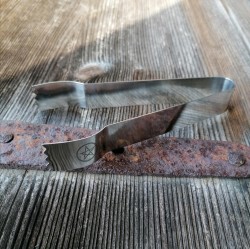 Pinze per carbonella in acciaio inox con pentagramma