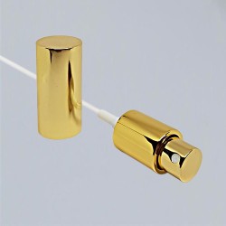 Fine atomiser with cap for 100 ml, gold